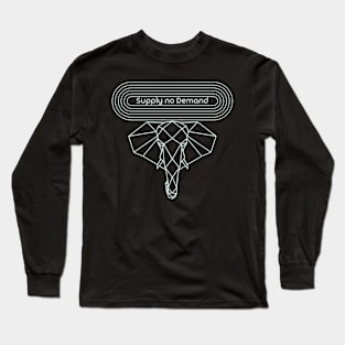 supply no demand - elephant geomettric Long Sleeve T-Shirt